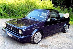 That's what it's all about: VW Golf 1 Cabriolet...
